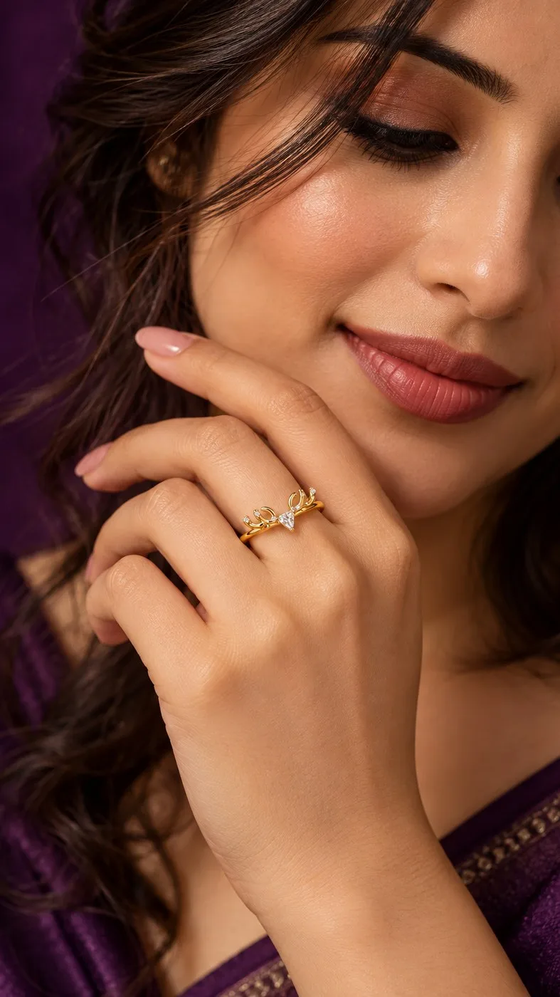 Elegant Deer Ring